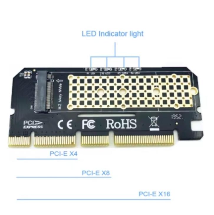 M.2 SSD PCIE Adapter M.2 NVMe SSD NGFF naar PCIE, Computers en Software, Harde schijven, Nieuw, Desktop, Ophalen of Verzenden