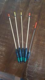 5 stuks Matchdobbers/Sliders, Watersport en Boten, Ophalen of Verzenden, Zo goed als nieuw, Dobber of Lood