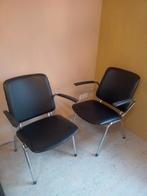 2 design stoelen Gispen, Ophalen, Gebruikt, Twee, Zwart