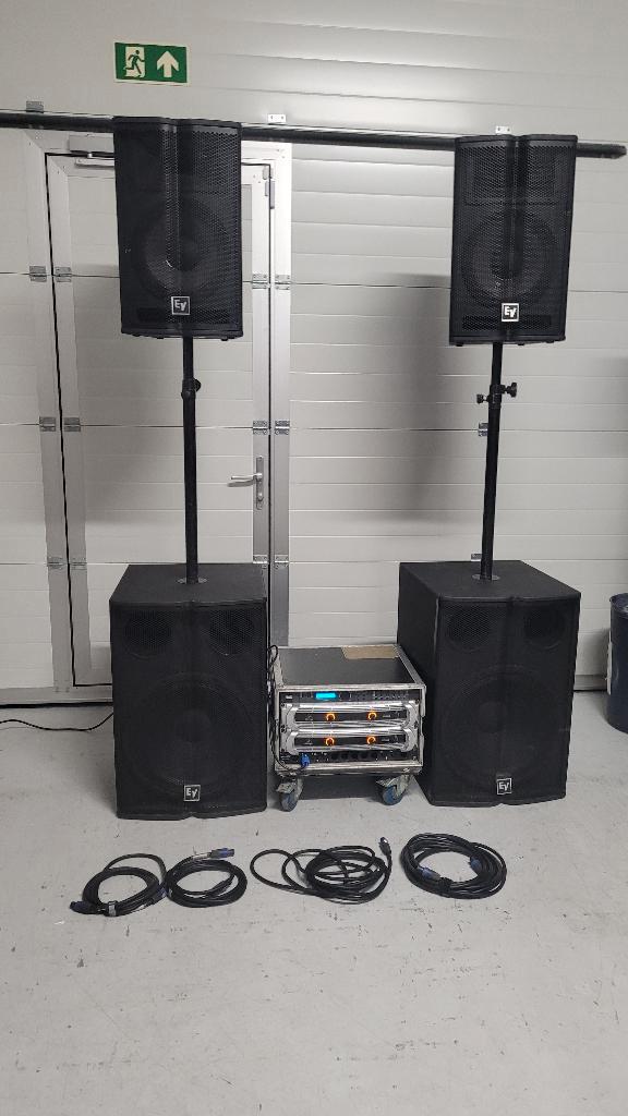 Electro Voice set, Audio, Tv en Foto, Luidsprekers, Gebruikt, Overige typen, 120 watt of meer, Overige merken, Ophalen