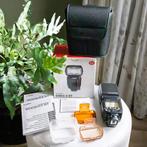 CANON SPEEDLITE 600EX II-RT + OMNIBOUNCE + FILTER SET, Ophalen of Verzenden, Zo goed als nieuw, Canon, Kantelbaar