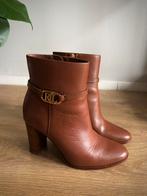 Leren enkellaarzen van Ralph Lauren, Kleding | Dames, Ophalen of Verzenden, Zo goed als nieuw, Bruin