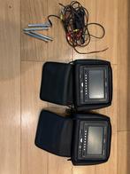 Auto Hoofdsteunen met DVD Schermen, Ophalen of Verzenden, Gebruikt