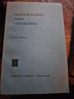Naturalism and criticism, R.A. Mall, Boeken, Filosofie, Gelezen, Metafysica of Natuurfilosofie, R.A. Mall, Ophalen of Verzenden