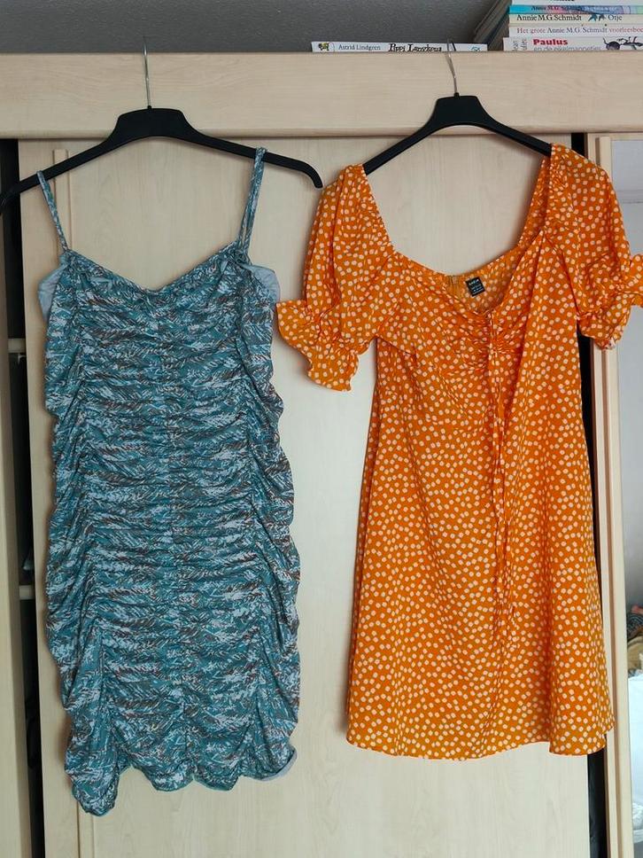 2 Zomerjurken Shein Maat XL (44), Kleding | Dames, Jurken, Zo goed als nieuw, Maat 42/44 (L), Boven de knie, Ophalen of Verzenden