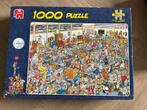 Jan van Haasteren - Vlooienmarkt - 1000 stukjes, Een of twee spelers, Ophalen of Verzenden, Gebruikt