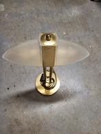Vintage Gouden Bureaulamp, Gebruikt, 100 tot 150 cm, Vintage, Ophalen of Verzenden