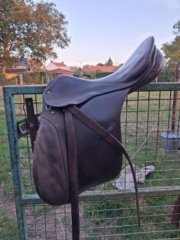 Veelzijdigheidszadel, 2 hoofdstellen en toebehoren, Dieren en Toebehoren, Paarden en Pony's | Zadels, Gebruikt, Recreatie, Ophalen of Verzenden
