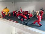 Ferrari F1 Schumacher F399 Hot wheels 1:18 ZONDER diorama, Ophalen, Zo goed als nieuw, Auto, Hot Wheels