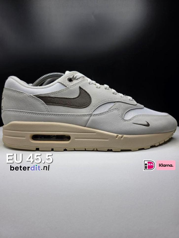 Nike Air Max 1 'Sail Ironstone'
Maat: 45.5, Kleding | Heren, Schoenen, Zo goed als nieuw, Sneakers of Gympen, Ophalen of Verzenden