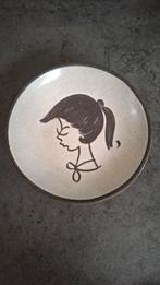 Zeldzaam bordje van Boonstra met meisjeshoofd vintage 50/60, Ophalen of Verzenden
