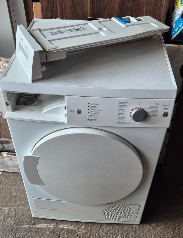 Bosch Avantixx 7 Condensdroger - Gebruikt, Witgoed en Apparatuur, Wasdrogers, Gebruikt, Condens, Voorlader, 6 tot 8 kg, 85 tot 90 cm