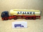 HERPA 1:87, MB SK+TANK-OPLEGGER "A.TALKE", Zie TEKST-Foto`s, Ophalen of Verzenden, Zo goed als nieuw, Bus of Vrachtwagen, Herpa