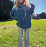 Silvy Vintage Winterjas Skijas, Maat 52/54 (L), -, Blauw, -