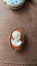 Pillendoosje cameo, Ophalen