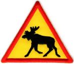 Eland Moose stoffen opstrijk patch embleem, Verzamelen, Stickers, Nieuw, Overige typen, Verzenden