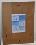 wissellijst 30x40cm foto poster met glas plaat ophangsysteem, Ophalen of Verzenden, Zo goed als nieuw, Foto of Poster, 75 cm of meer