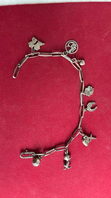 Zilver close for ever bedelarmband met bedels beschikbaar voor biedingen