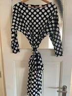 La Dress zwart/wit gestippeld jurkje. Maat valt als een M, Maat 38/40 (M), Verzenden, Zwart, Zo goed als nieuw