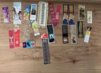 Ruim 20 boekenleggers van diverse materialen, Verzamelen, Boekenleggers, Ophalen of Verzenden