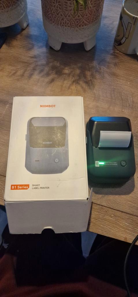 Niimbot B1 Serie Smart Label Printer, Computers en Software, Labelprinters, Zo goed als nieuw, Etiket, Tape-label, Ophalen of Verzenden