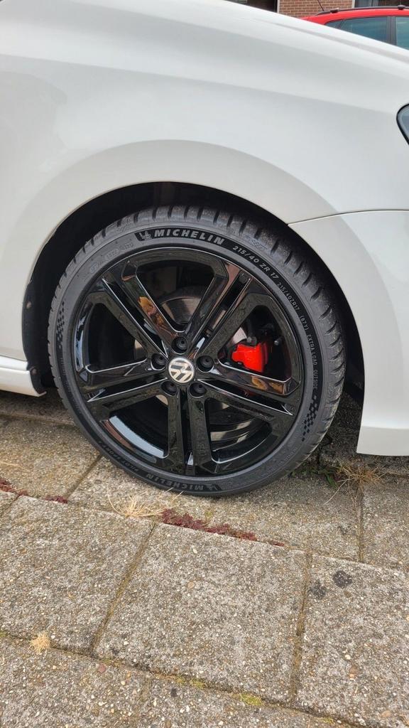 Nieuw vw mallory velgen 17inch Michelin sport r line polo, Auto-onderdelen, Overige Auto-onderdelen, Volkswagen, Nieuw, Ophalen