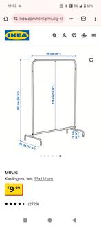 Ikea kleding rek, zo goed als nieuw, Kleding | Dames, Kledingrekken, Ophalen, Zo goed als nieuw