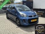 Kia Picanto 1.0 CVVT ComfortLine lage kmstand NAP airco 5drs, Euro 5, Gebruikt, Emergency brake assist, Blauw