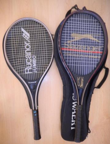 2 x tennis racket Rucanor , Slazenger in hoes & meer spullen beschikbaar voor biedingen