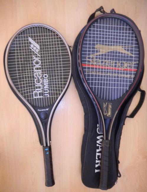 2 x tennis racket Rucanor , Slazenger in hoes & meer spullen, Sport en Fitness, Tennis, Gebruikt, Racket, Overige merken, Ophalen of Verzenden
