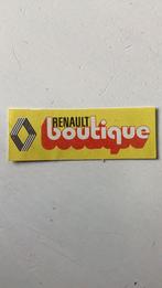 Kleine sticker Renault Boutique, Verzamelen, Stickers, Auto of Motor, Zo goed als nieuw, Verzenden