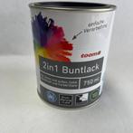 Toom 2 in 1 Lak Verf Binnen Buiten Extra Mat Zwart 750ml, Zwart, Toom, Nieuw, Toom