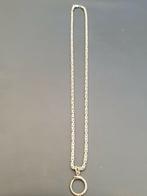 Zilveren Koningsketting met oneindig hanger (10), Ophalen of Verzenden, Zo goed als nieuw, Zilver, Zilver