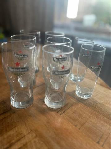 Heineken glazen 8st.  beschikbaar voor biedingen