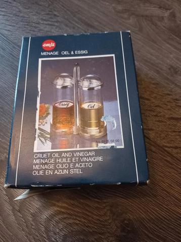 Emja Olie & Azijnstel - Nieuw in doos beschikbaar voor biedingen