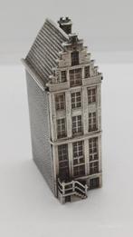 Zilveren Grachtenpand Herengracht 269 Amsterdam - Niekerk, Antiek en Kunst, Ophalen of Verzenden, Zilver