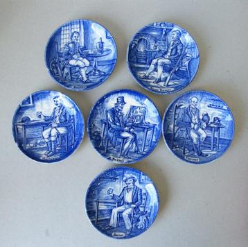 4 Schaaltjes Enoch Wedgwood en 2 schaaltjes Old Chelsea beschikbaar voor biedingen