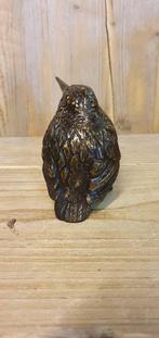 IJSVOGEL / bronzen beeld / 10 cm hoog, Nieuw, Ophalen of Verzenden, Dierenbeeld