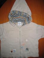 Beige jasje met capouchon, 58 cm, H+M Baby, Kinderen en Baby's, Babykleding | Maat 56, Ophalen of Verzenden, Zo goed als nieuw