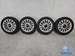 Originele Fiat 500 4x98 velgen 185/55R15 zomerbanden Goodyea, Gebruikt, 15 inch, Banden en Velgen, Personenwagen
