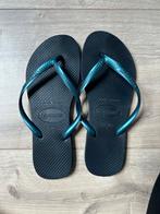 Havaianas slippers blauw maat 37/38, Ophalen of Verzenden, Gedragen, Blauw, Overige typen