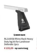 Rhino Rack pootjes defender RL210DS8, Auto diversen, Dakdragers, Ophalen of Verzenden