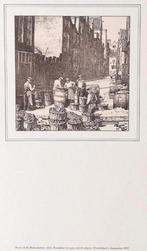 Rotterdamse Sloot - Wenckebach Prent 1970, Antiek en Kunst, Kunst | Etsen en Gravures, Ophalen of Verzenden