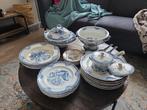 Antiek Engels servies Moss Rose – J. Ridgway – compleet lot, Antiek en Kunst, Antiek | Servies compleet, Ophalen of Verzenden
