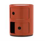 Kartell Componibili Kast - 2 Modules - Oranje | Van €120, nu, Huis en Inrichting, Kunststof, 1 of 2 laden, Kartell, Nieuw