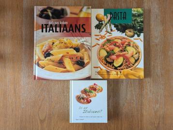 Partij met 3 kookboeken. Italiaanse keuken. IZGS beschikbaar voor biedingen