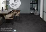 Plak Pvc Finsbury Anthracite Dry-Back Project kwaliteit, 75 m² of meer, Zwart, Ophalen of Verzenden, Zo goed als nieuw