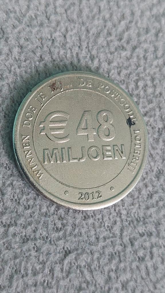 Postcode Loterij Munt 2012, Postzegels en Munten, Munten | Nederland, Losse munt, Euro's, Vóór koninkrijk, Ophalen of Verzenden