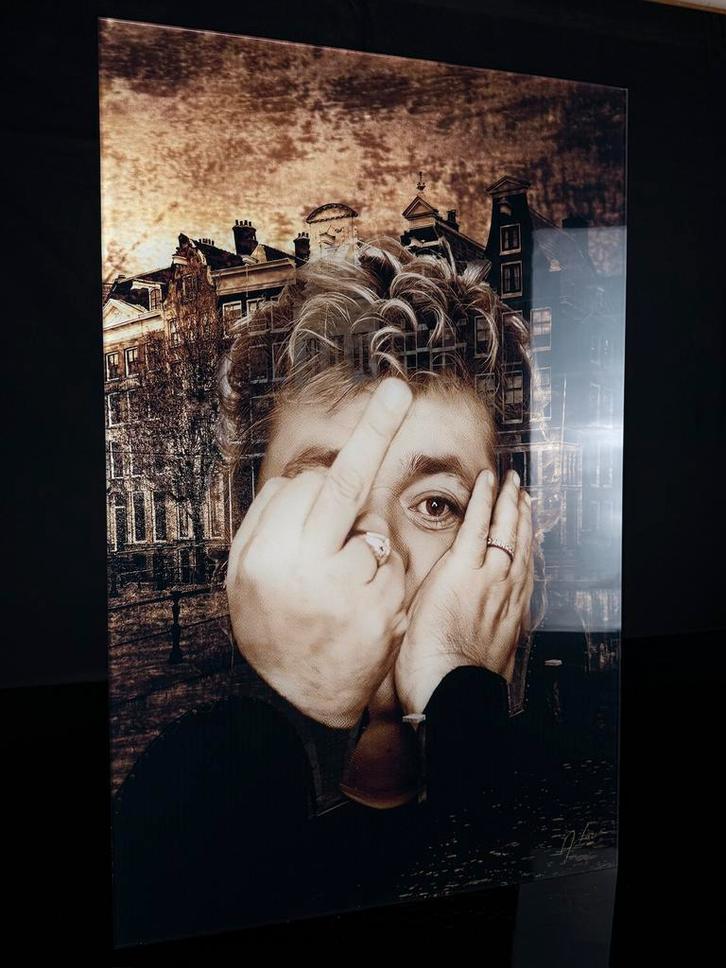 André Hazes plexiglas schilderij, Huis en Inrichting, Woonaccessoires | Schilderijen, Tekeningen en Foto's, Nieuw, Schilderij