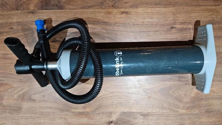 Obelink Easy Air Pomp - met drukmeter en overdrukventiel!, Caravans en Kamperen, Tentaccessoires, Zo goed als nieuw, Ophalen of Verzenden
